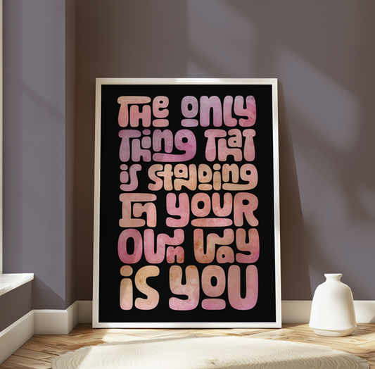 Reflection - Typography Wall Art