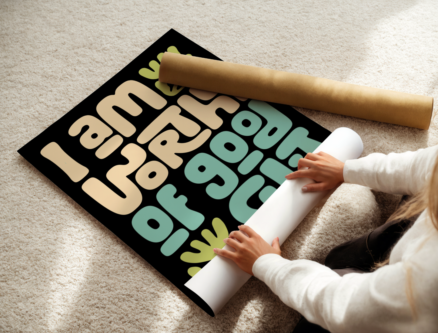 Worthy - Typography Wall Art