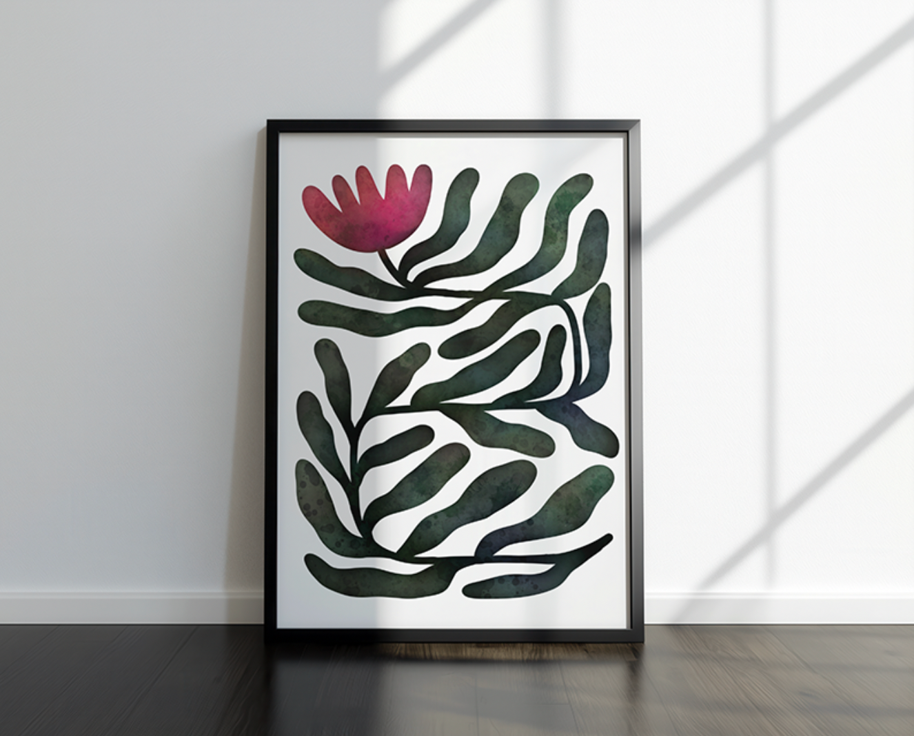 Stem - Watercolor Floral Art Print