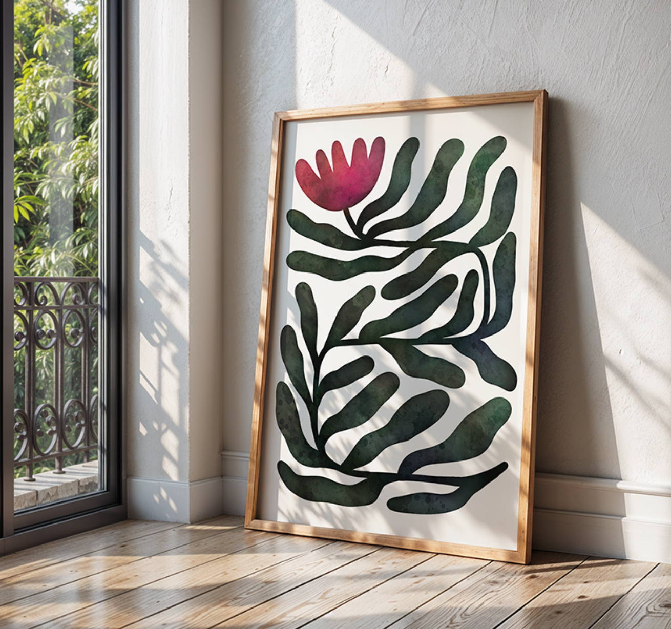 Stem - Watercolor Floral Art Print