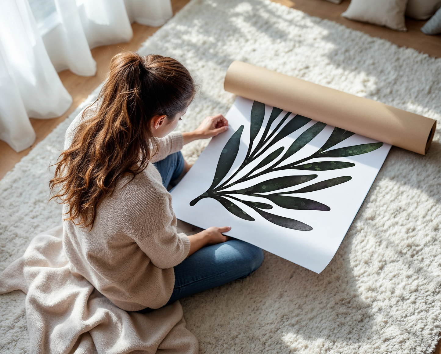Flora Art Print