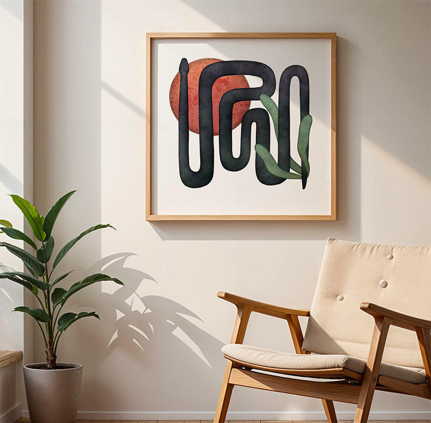 Snake Art Print