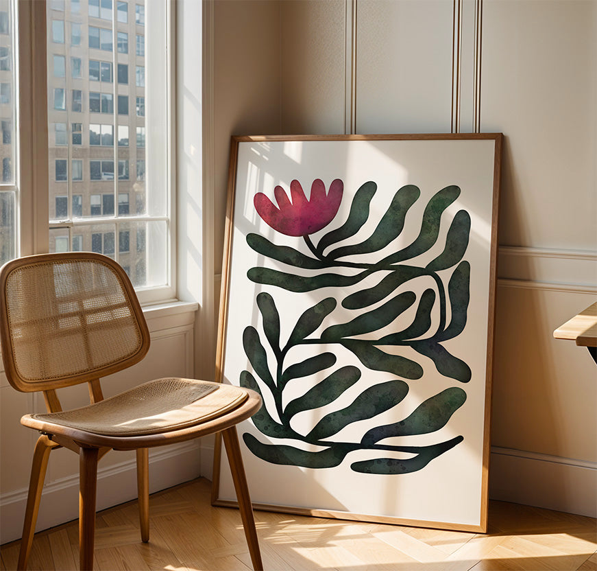 Stem - Watercolor Floral Art Print