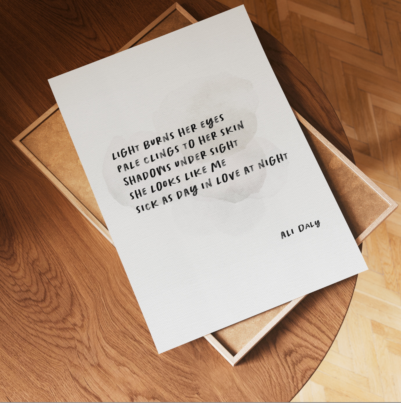She- Poetry Wall Print