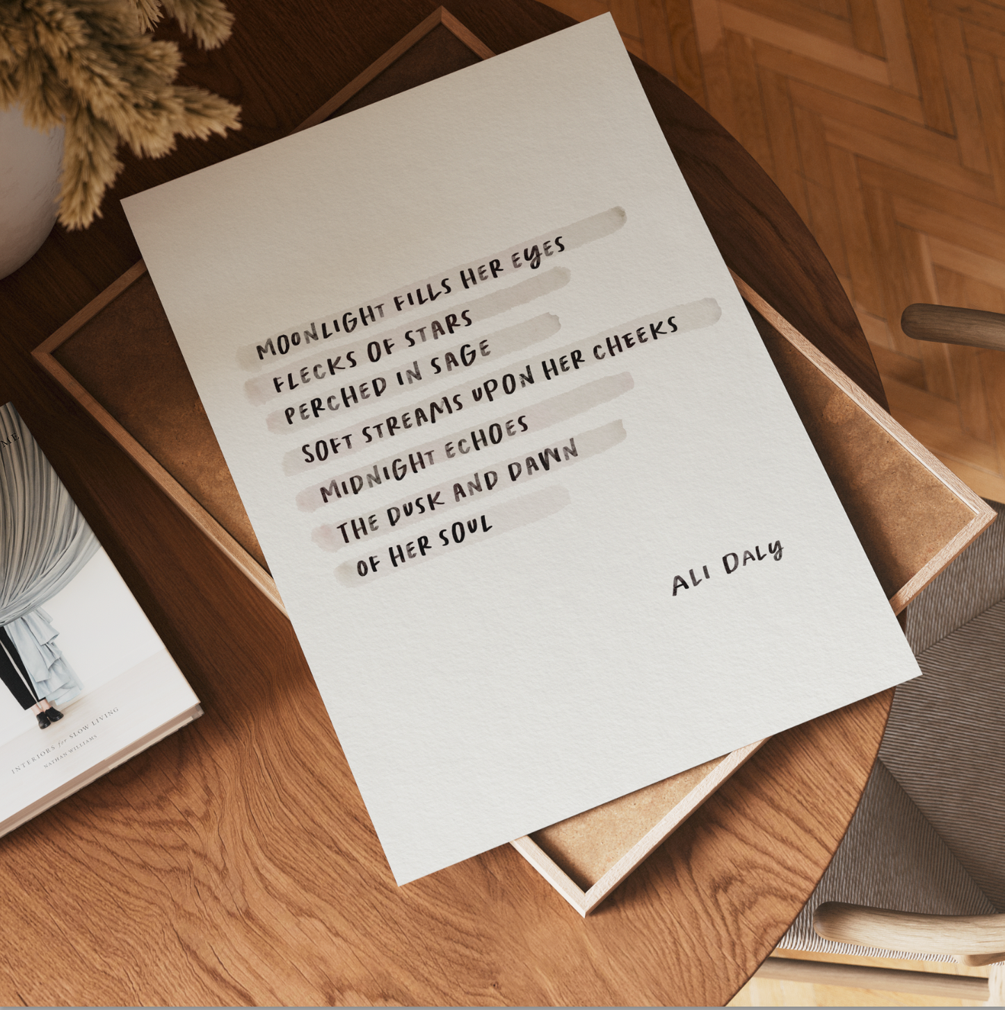 Stars- Poetry Wall Print