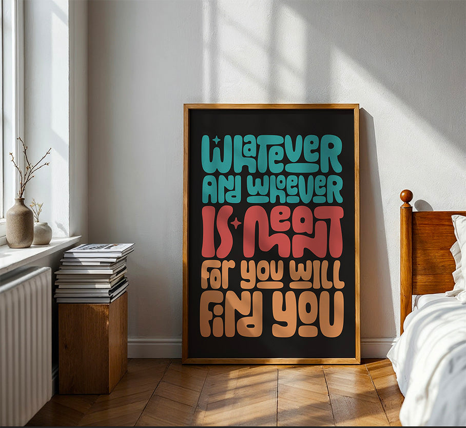 Meant - Typography Wall Art