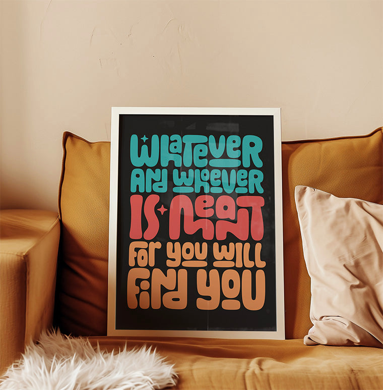 Meant - Typography Wall Art