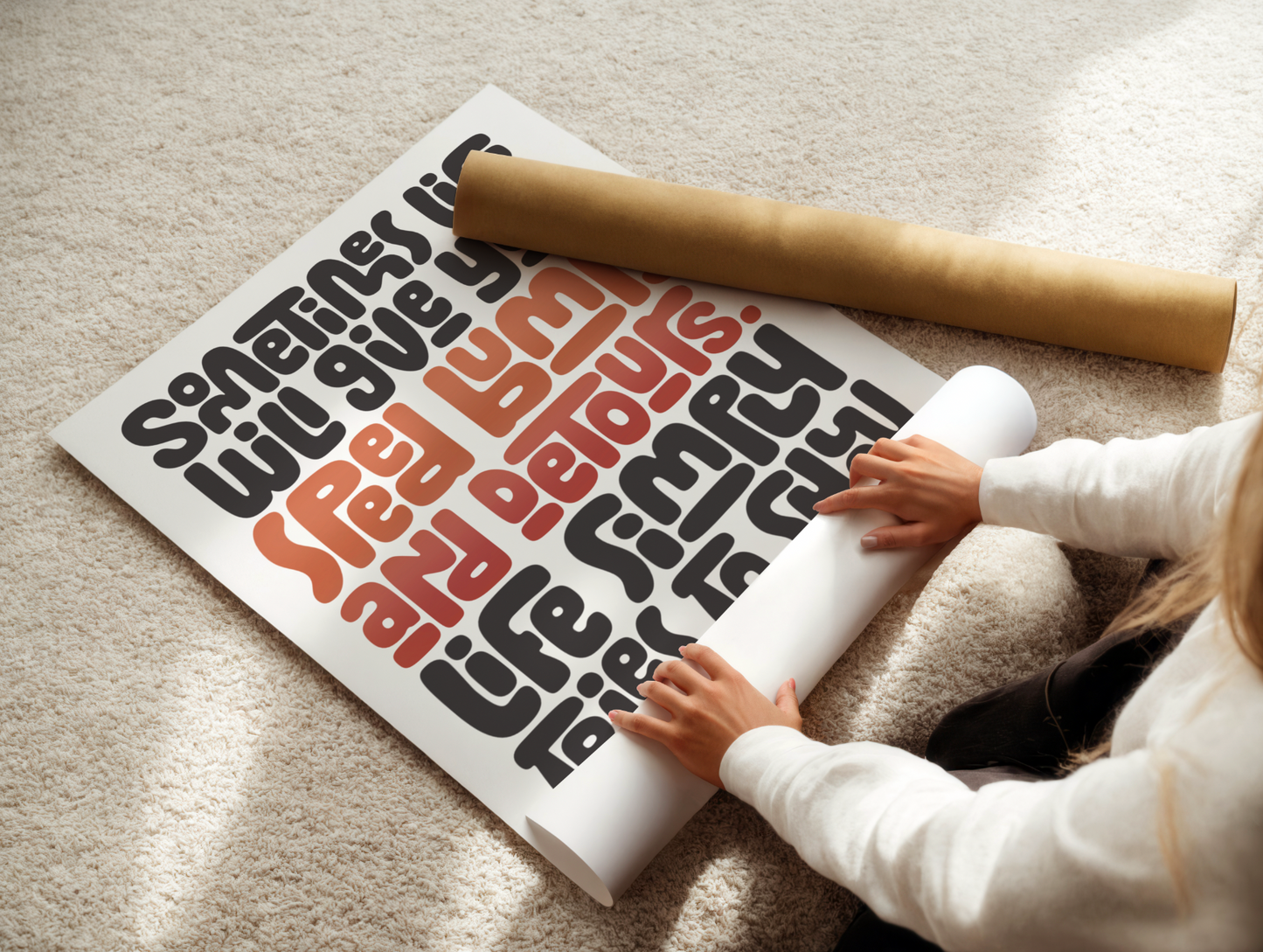 Detour - Typography Wall Art