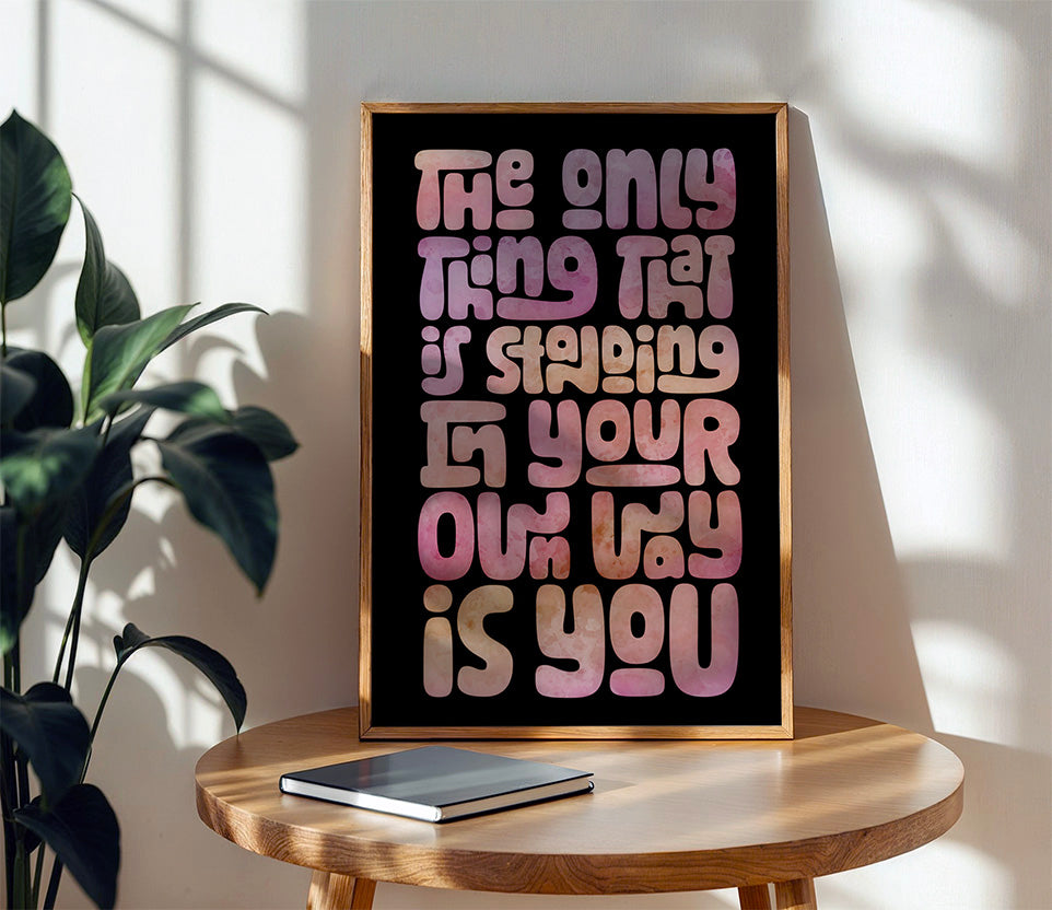 Reflection - Typography Wall Art