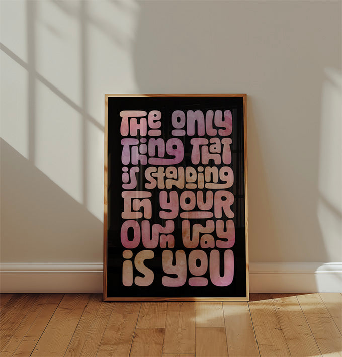Reflection - Typography Wall Art