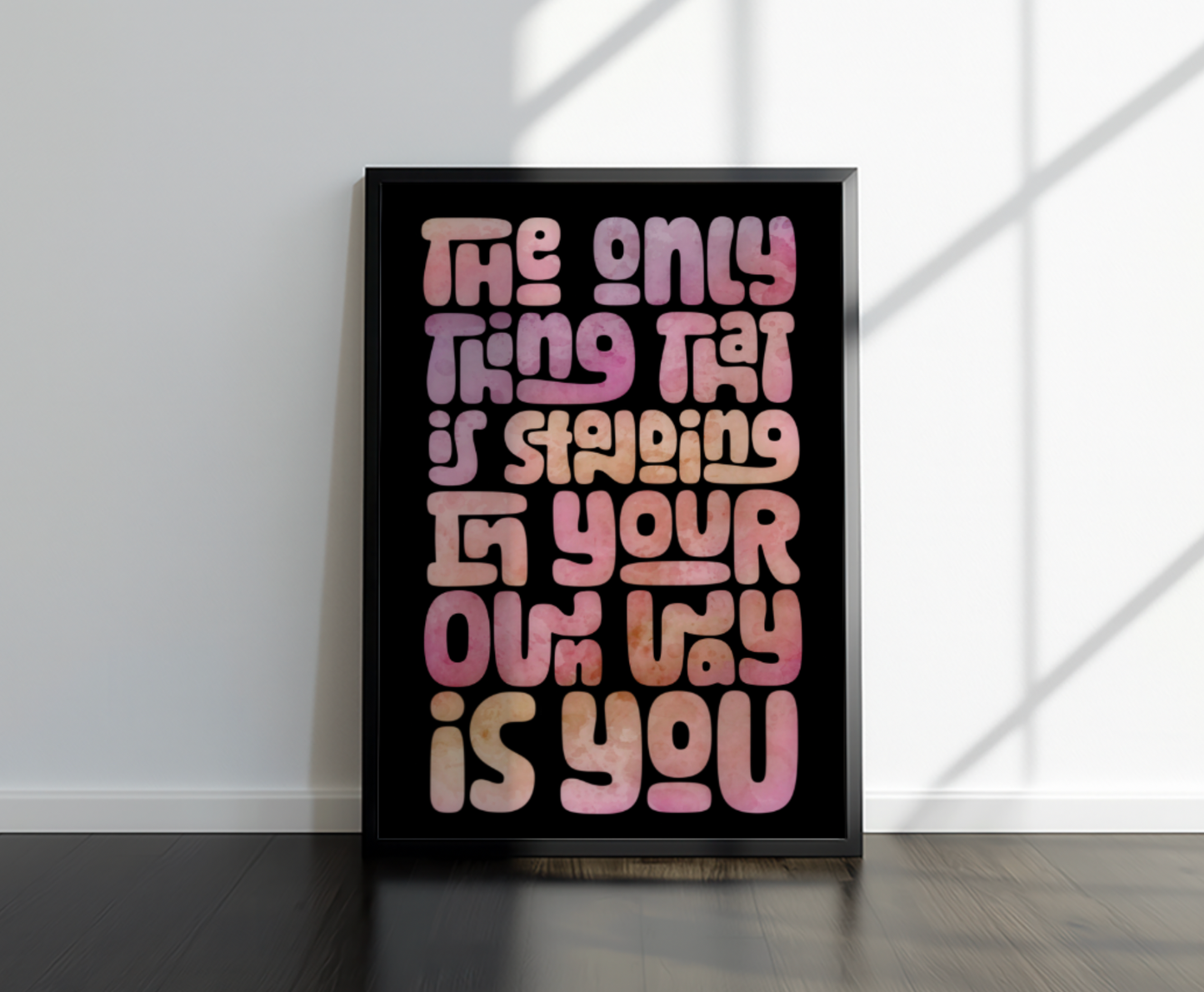Reflection - Typography Wall Art