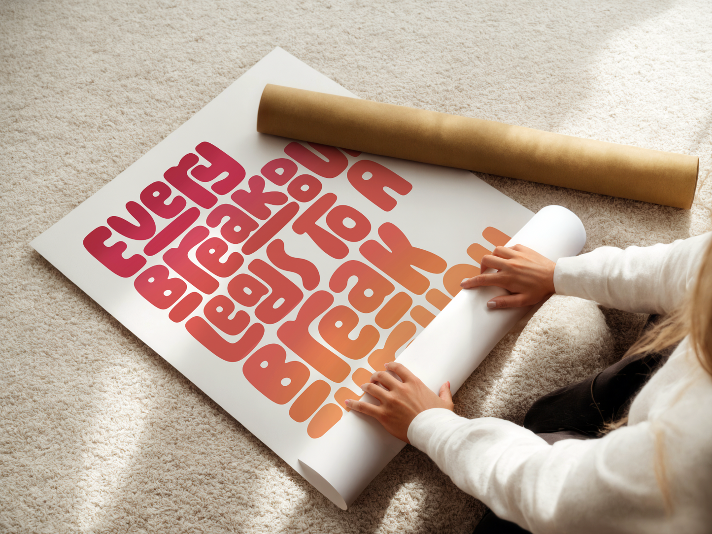 Breakthrough - Typography Wall Art