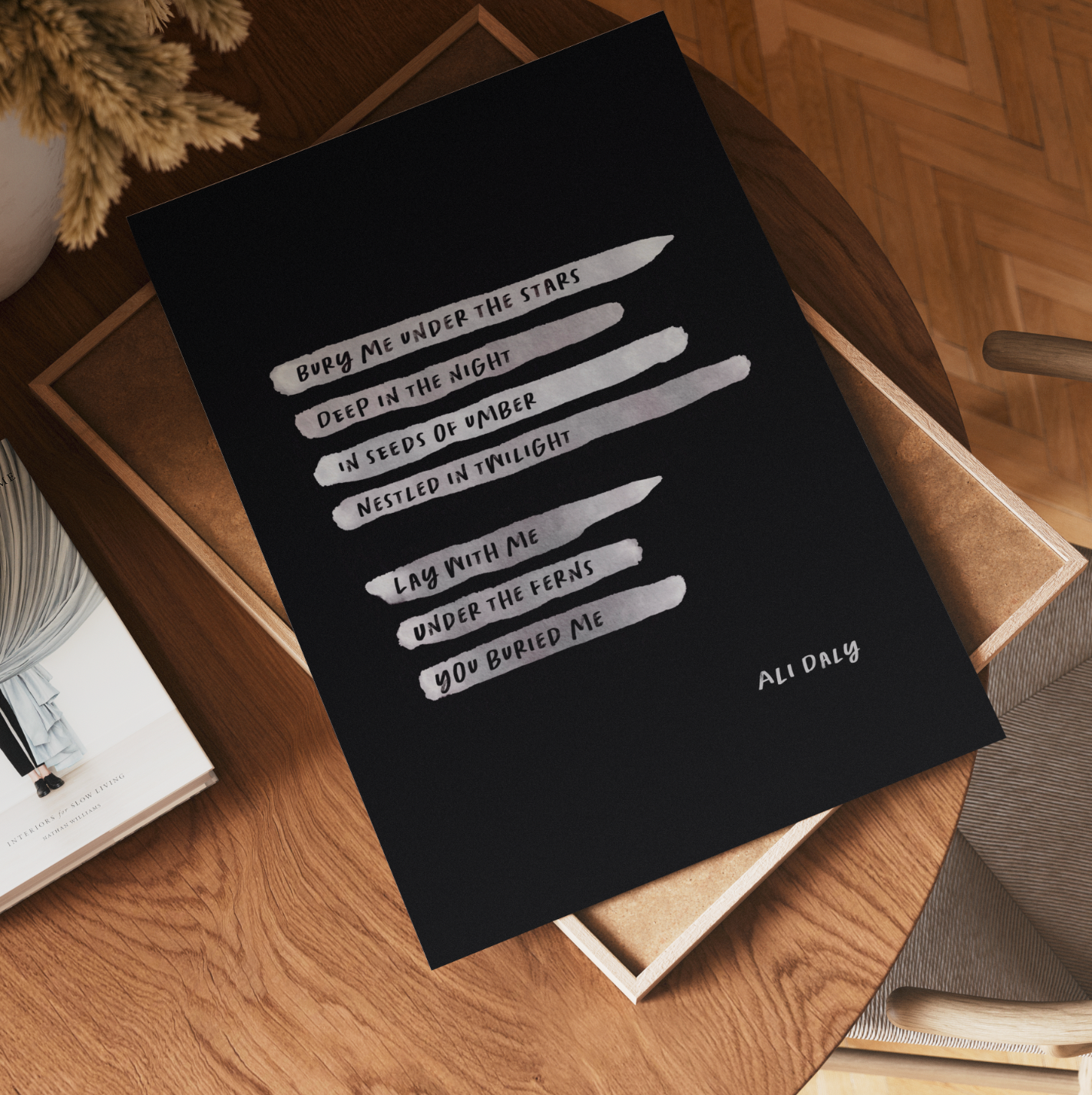 Lay With Me- Poetry Wall Print