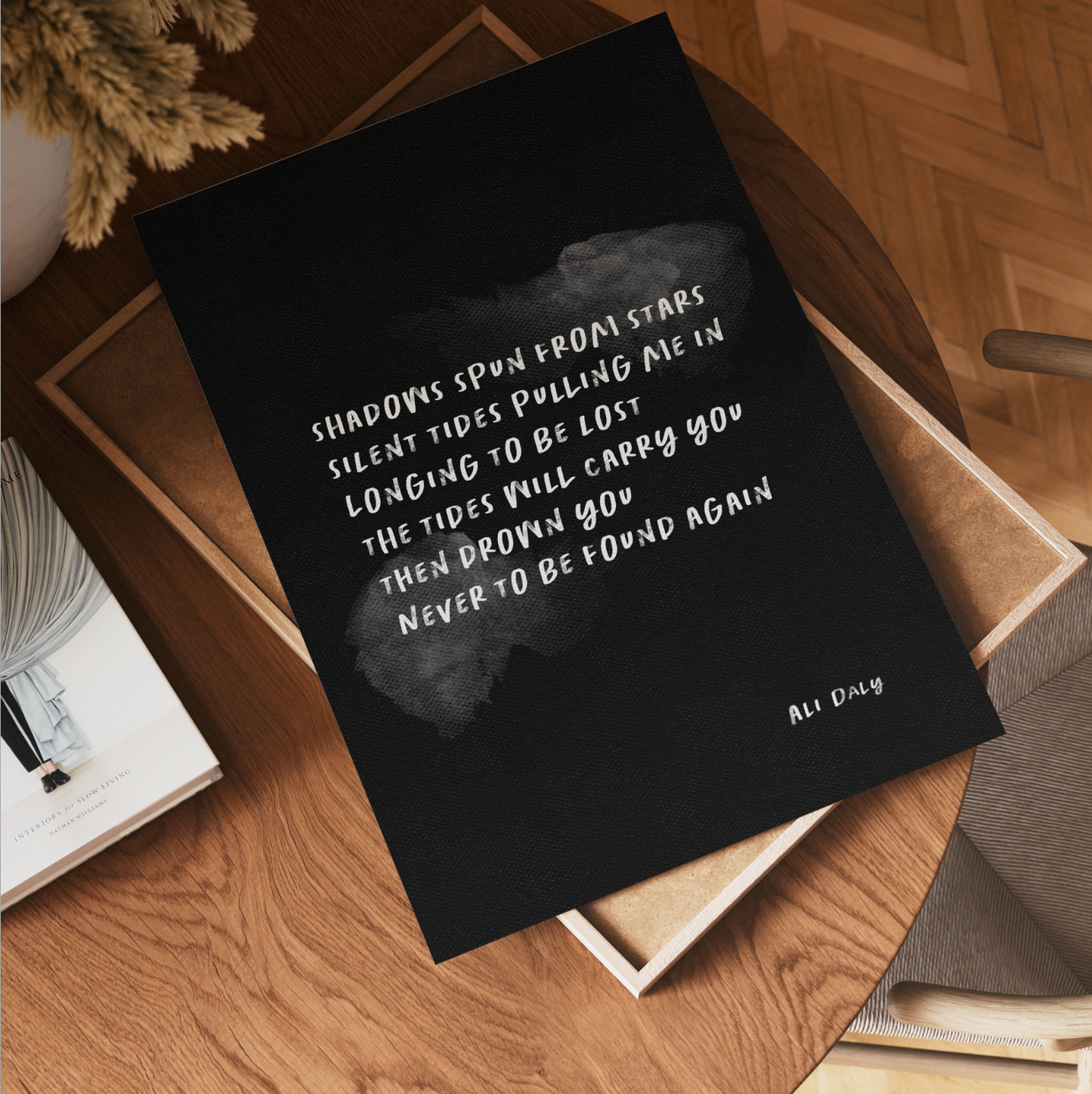 Tides- Poetry Wall Print