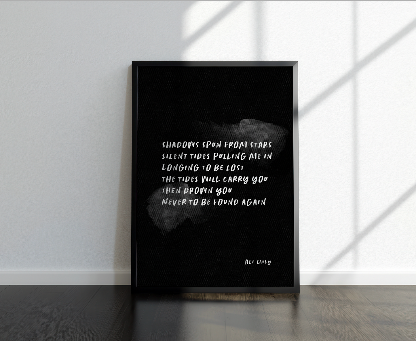 Tides- Poetry Wall Print