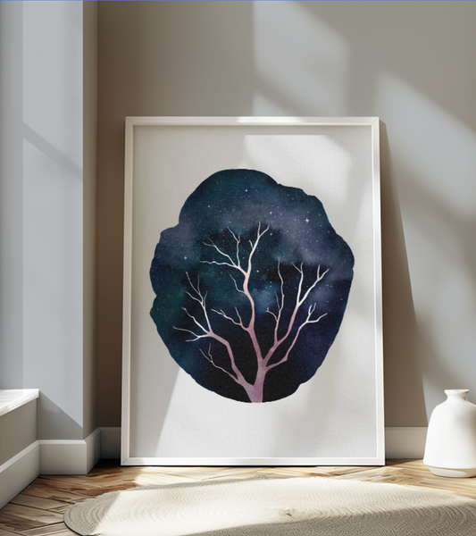 Holding the Sky Art Print